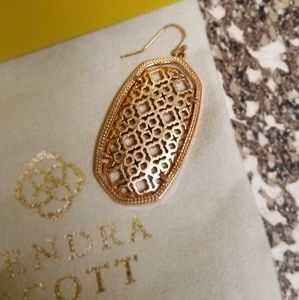 Kendra Scott Single Rose Gold Earring